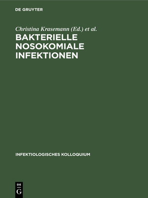 cover image of Bakterielle nosokomiale Infektionen